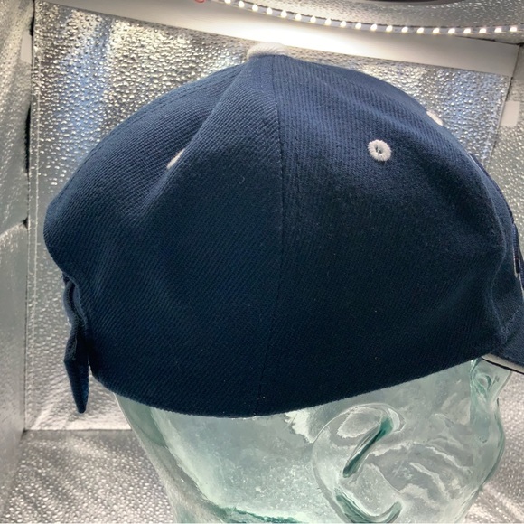 Las Vegas Baseball Hat Blue and Trimmed in White Adjustable Strap Made by Lanza - Picture 3 of 9